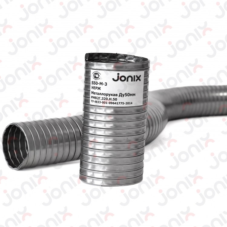 Гофрированная нержавеющая труба ДУ 50мм купить в Санкт-Петербурге